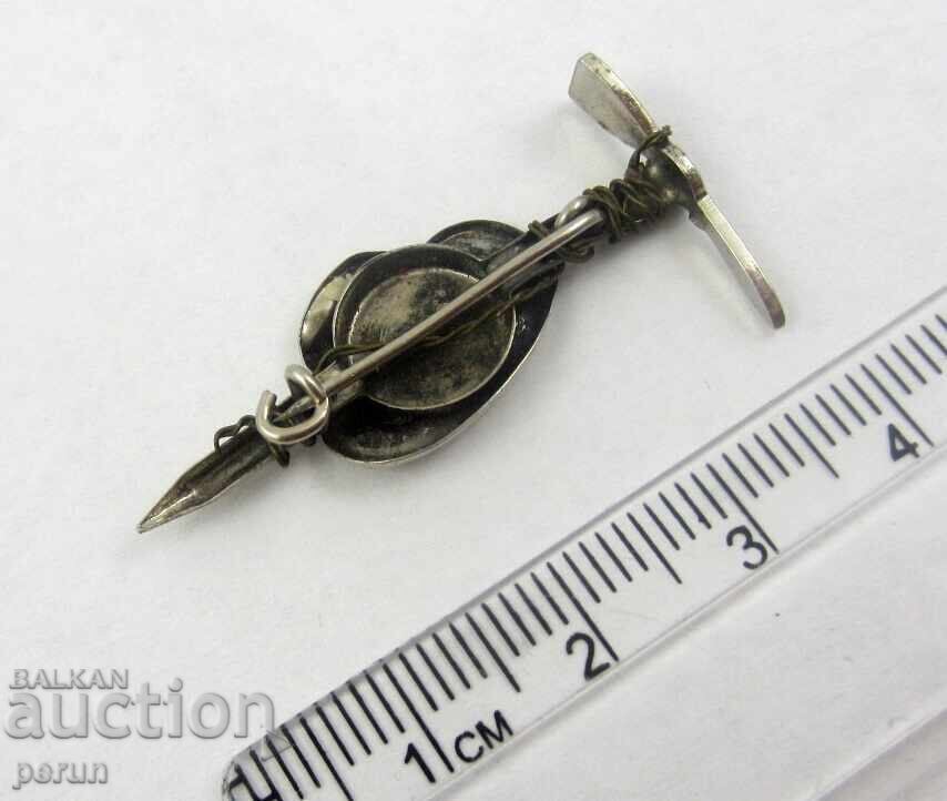 Tourist badge - Tourism - Mountaineering - Ice axe - Star sign - 5 Tourist badge - Tourism - Mountaineering - Ice axe - Star sign - 5