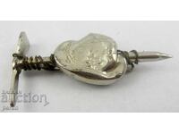 Tourist badge - Tourism - Mountaineering - Ice axe - Star sign