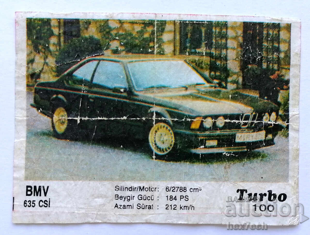 ❤️ ⭐ Image Turbo Turbo black 100 BMV 635 CSI ⭐ ❤️