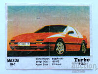 ❤️ ⭐ Imagine Turbo Turbo negru 102 Mazda RX-7 ⭐ ❤️