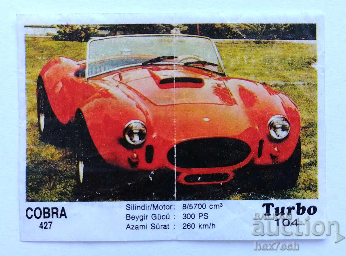 ❤️ ⭐ Picture Turbo Turbo black 104 Cobra 427 ⭐ ❤️ ❤️ ⭐ Picture Turbo Turbo black 104 Cobra 427 ⭐ ❤️