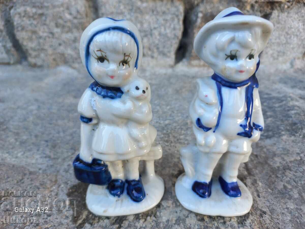 ΠΑΛΑΙΑ ΠΟΡΣΕΛΑΝΙΝΗ ΦΙΓΟΥΡΑ ΣΤΑΤΟΥΕΤΑ - 2 τμχ ΠΑΛΑΙΑ ΠΟΡΣΕΛΑΝΙΝΗ ΦΙΓΟΥΡΑ ΣΤΑΤΟΥΕΤΑ - 2 τμχ