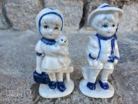 ΠΑΛΑΙΑ ΠΟΡΣΕΛΑΝΙΝΗ ΦΙΓΟΥΡΑ ΣΤΑΤΟΥΕΤΑ - 2 τμχ