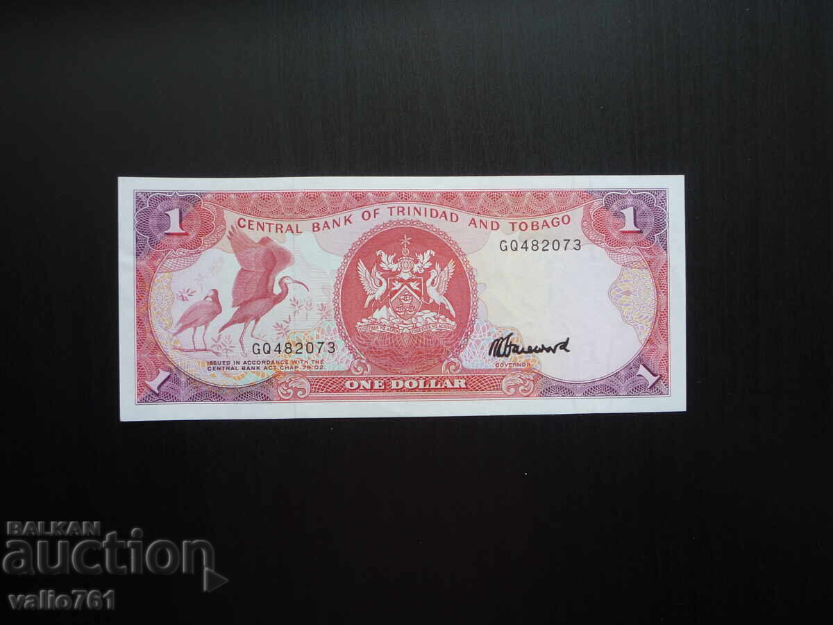 ТРИНИДАД И ТОБАГО 1 ДОЛАР 1985  НОВА  UNC