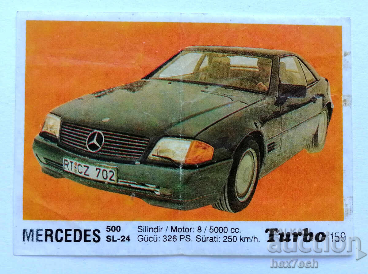 ❤️ ⭐ Εικόνα Turbo Turbo black 159 Mercedes 500 SL-24 ⭐ ❤️