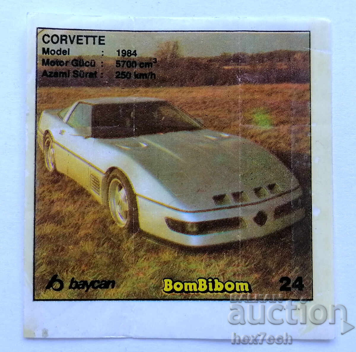 ❤️ ⭐ Εικόνα BomBibom 1-60 24 Corvette ⭐ ❤️