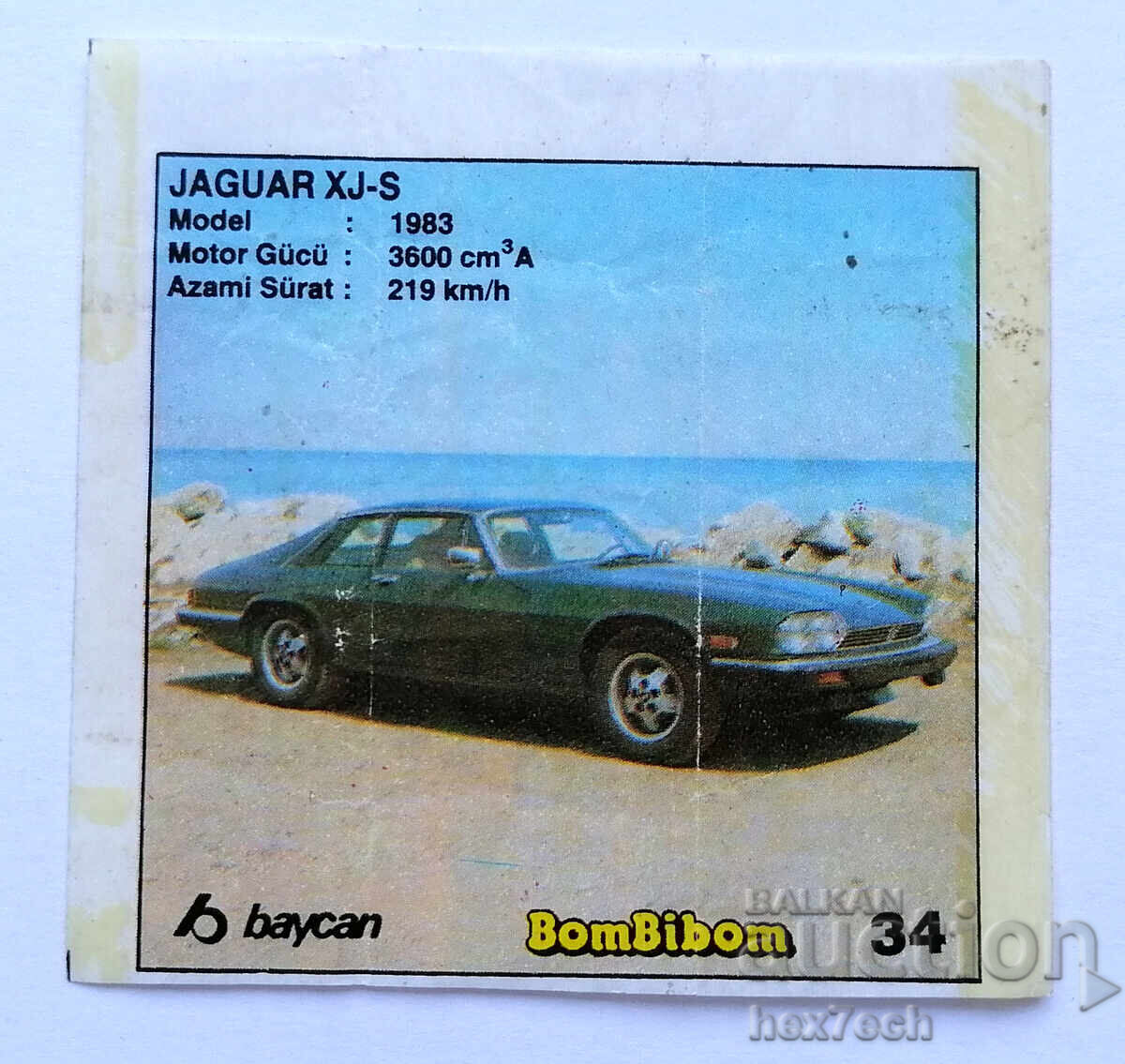 ❤️ ⭐ Picture BomBibom 1-60 34 Jaguar XJ-S ⭐ ❤️