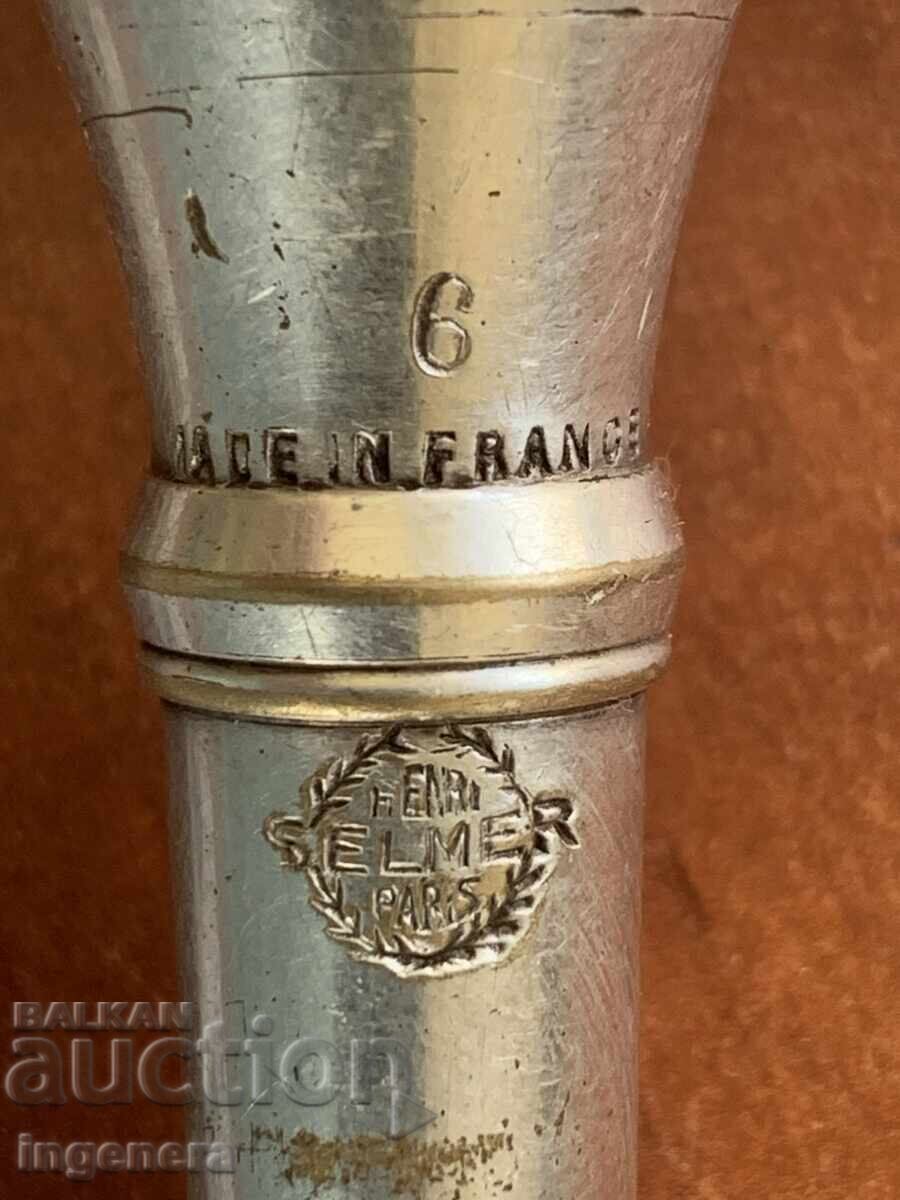Auction  Mouthpiece No. 6 Silver-Plated France Markings Preserved