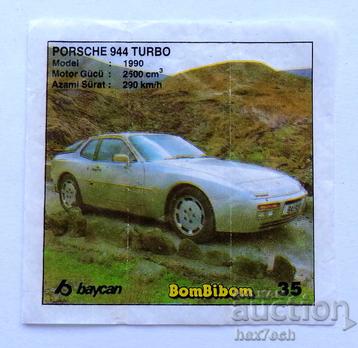 ❤️ ⭐ Picture BomBibom 1-60 35 Porsche 944 Turbo ⭐ ❤️
