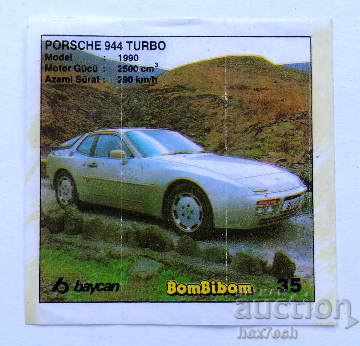 ❤️ ⭐ Picture BomBibom 1-60 35 Porsche 944 Turbo ⭐ ❤️