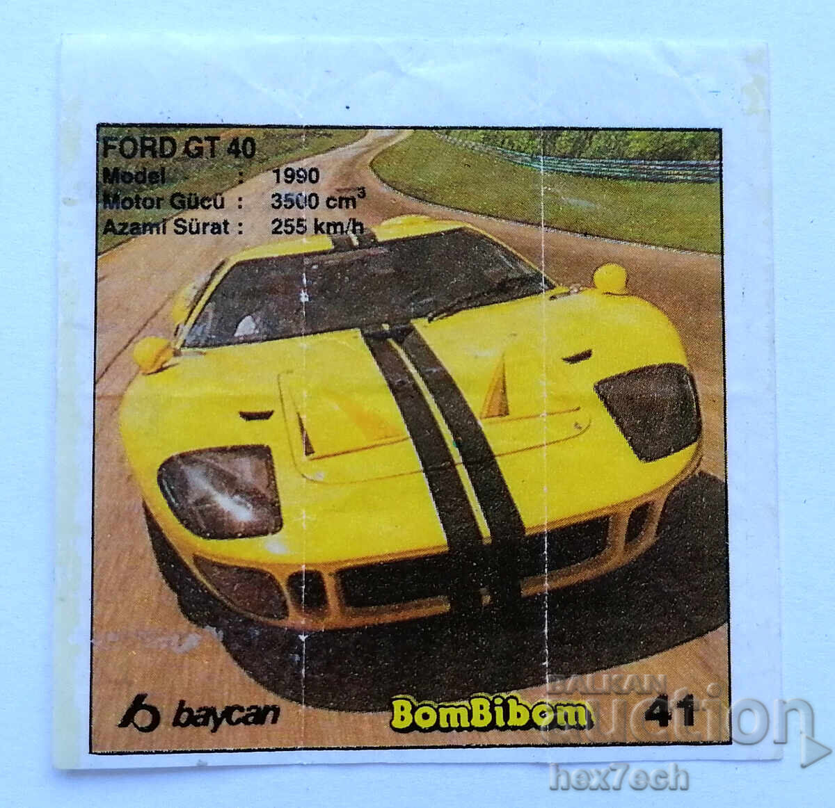 ❤️ ⭐ Εικόνα BomBibom 1-60 41 Ford GT 40 ⭐ ❤️