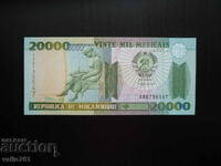 MOZAMBIQUE 20000 20,000 METICAIS 1999 NEW UNC