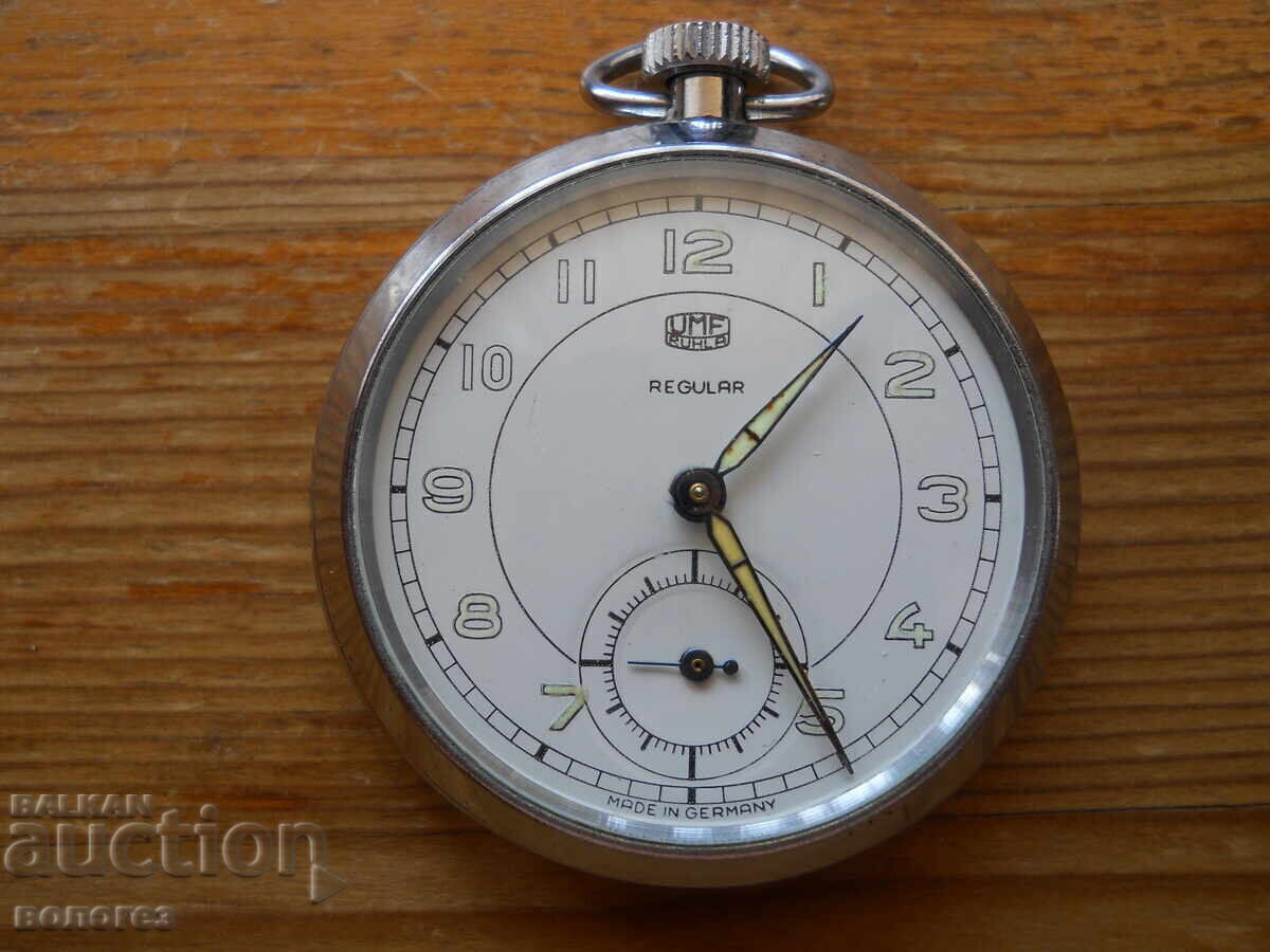 Pocket watch "UMF Ruhla Regular" Germany - working
