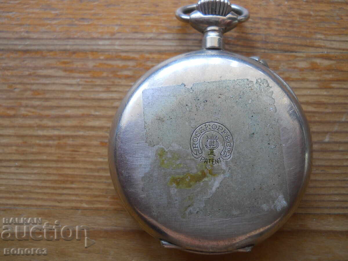 Licitație Ceas de buzunar antic "Rosskopf" Elveția - funcționează