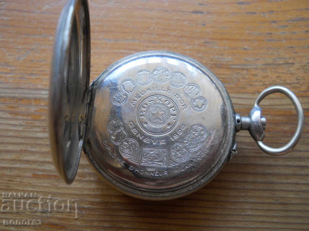 Licitație Ceas de buzunar vechi "Rosskopf" Elveția