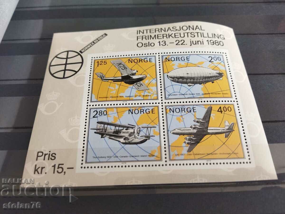 Νορβηγία Michel Block Νο. 2 από το 1979. εναέρια μεταφορά με τιμή 4.00 BGN | € 2.05 Νορβηγία Michel Block Νο. 2 από το 1979. εναέρια μεταφορά με τιμή 4.00 BGN | € 2.05