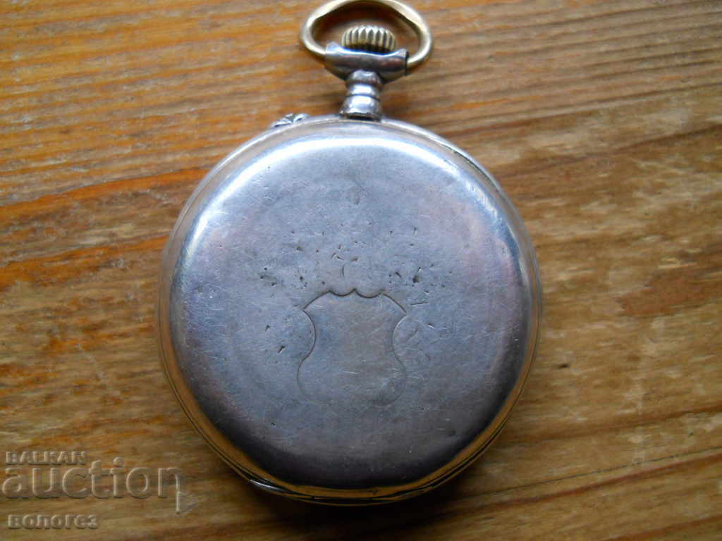 Auction  Antique French Silver Pocket Watch - Working