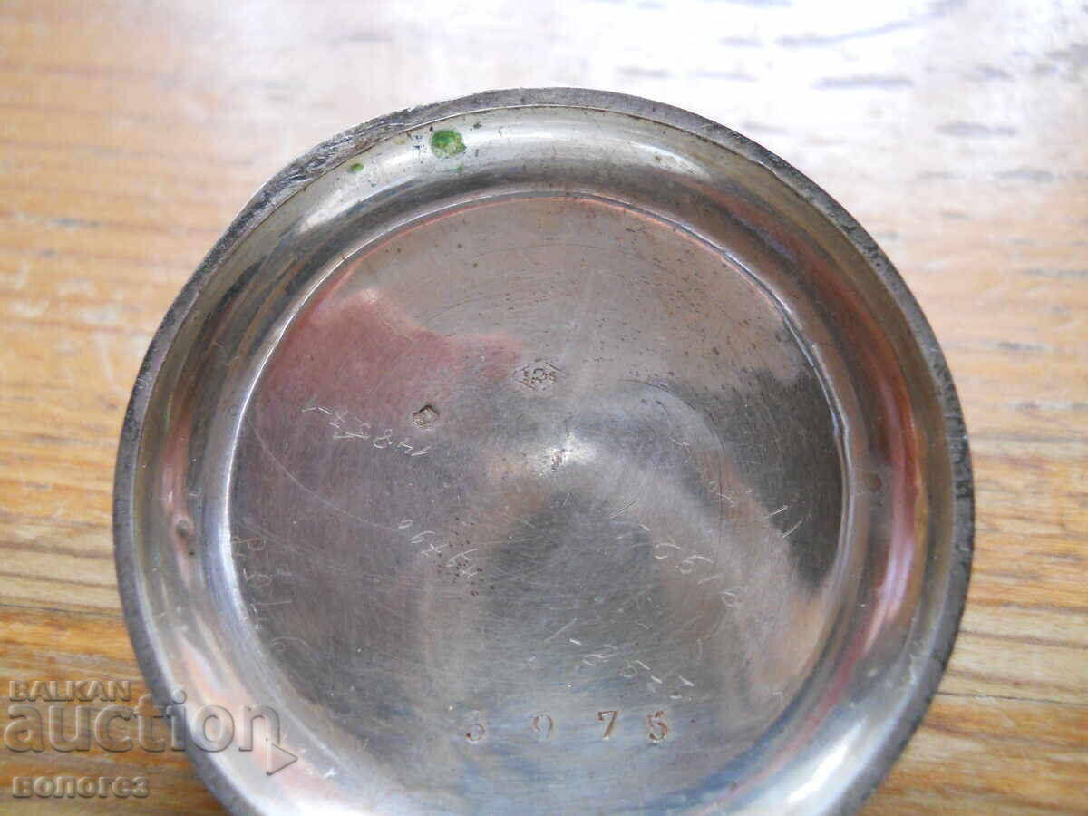 Ceas de buzunar argintiu pentru femei - nu funcționează - 6