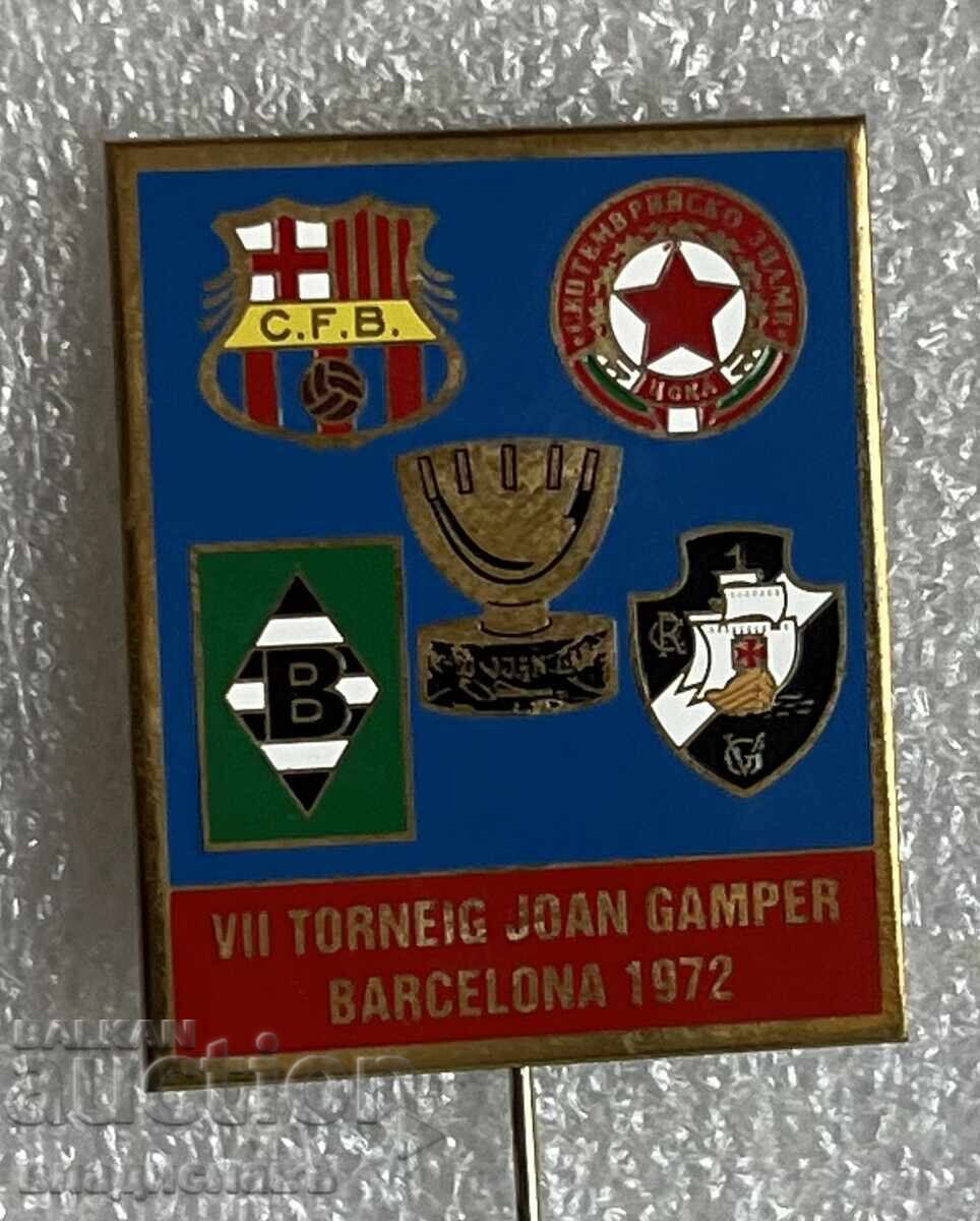 Auction  CSKA Football Badge Tournament "Joan Gamper" 1972. Barcelona