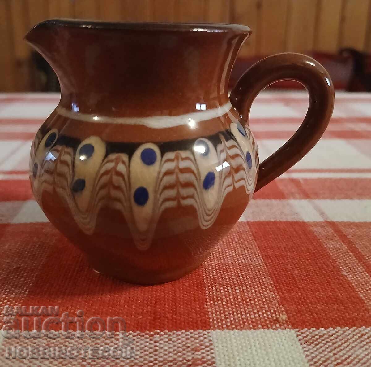 CERAMICĂ TROIANĂ - CANĂ MICĂ NOUĂ - DISPONIBILE aprox. 10 buc