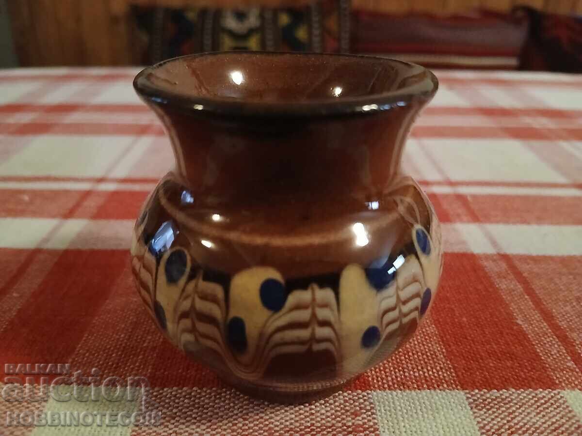 CERAMICĂ TROIANĂ - VAZĂ MICĂ NOUĂ - DISPONIBILE aprox. 10 buc CERAMICĂ TROIANĂ - VAZĂ MICĂ NOUĂ - DISPONIBILE aprox. 10 buc