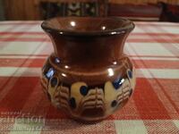 CERAMICĂ TROIANĂ - VAZĂ MICĂ NOUĂ - DISPONIBILE aprox. 10 buc