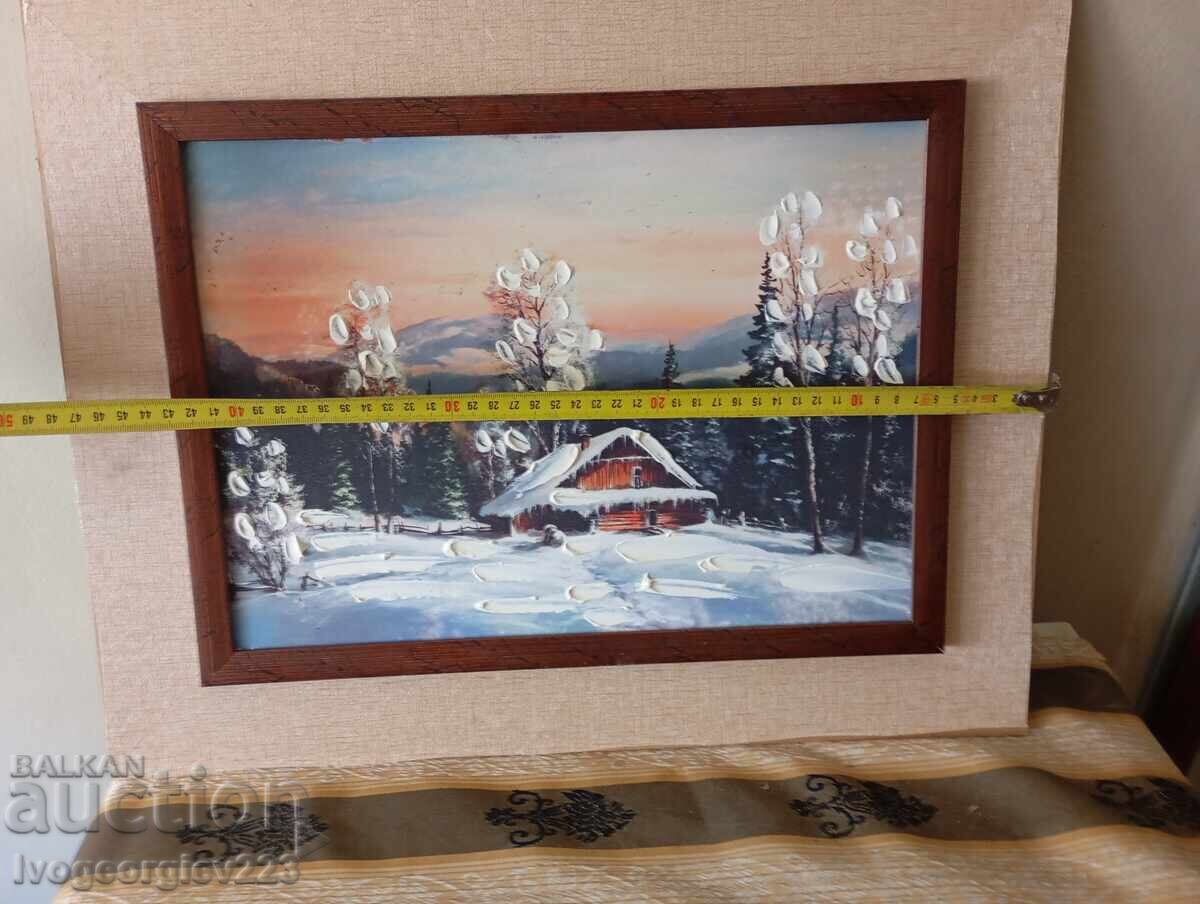 Доставка на Картина зимен пейзаж