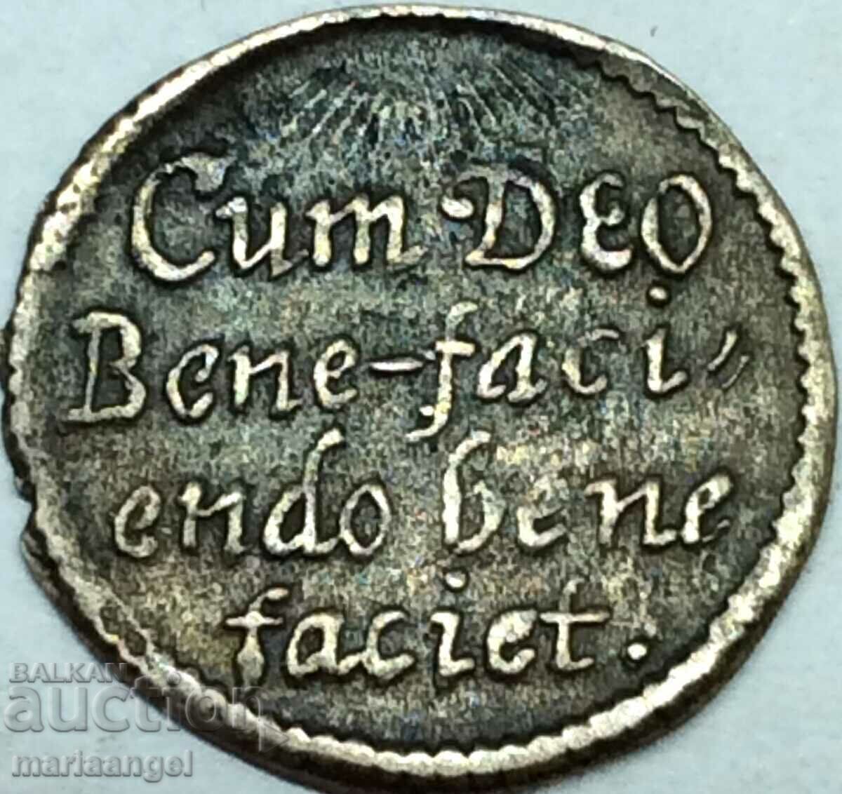 1 κρόιτσερ 1654 Γερμανία Σαξονία Βίλχελμ IV Νέο Βαϊμάρη με τιμή 46.00 BGN | € 23.52