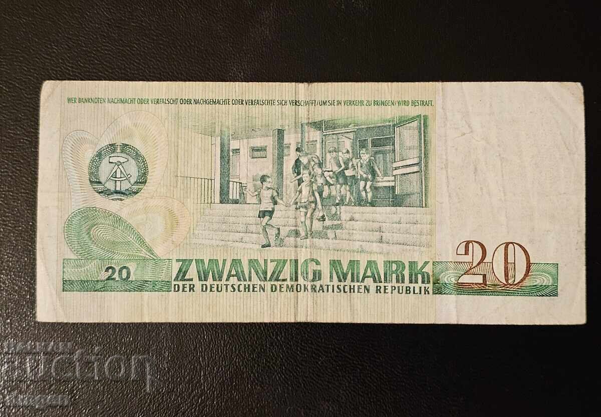 20 mărci 1975 Germania cu preț 10.00 BGN | € 5.11