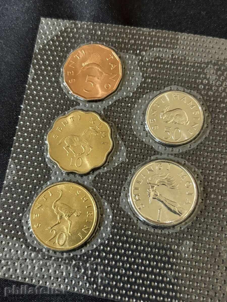 Τανζανία 1981 –1992 - Ολοκληρωμένο σετ, 5 νομίσματα UNC με τιμή 22.00 BGN | € 11.25 Τανζανία 1981 –1992 - Ολοκληρωμένο σετ, 5 νομίσματα UNC με τιμή 22.00 BGN | € 11.25