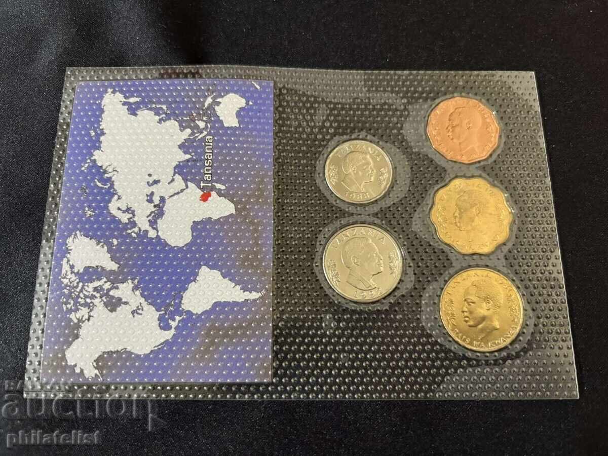 Δημοπρασία Τανζανία 1981 –1992 - Ολοκληρωμένο σετ, 5 νομίσματα UNC Δημοπρασία Τανζανία 1981 –1992 - Ολοκληρωμένο σετ, 5 νομίσματα UNC