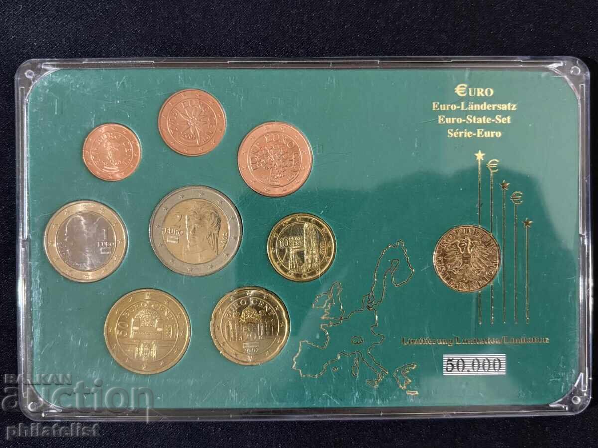Austria 2002 - Euro set from 1 cent to 2 euro + 5 groschen 1978 with price 25.00 BGN | € 12.78 Austria 2002 - Euro set from 1 cent to 2 euro + 5 groschen 1978 with price 25.00 BGN | € 12.78