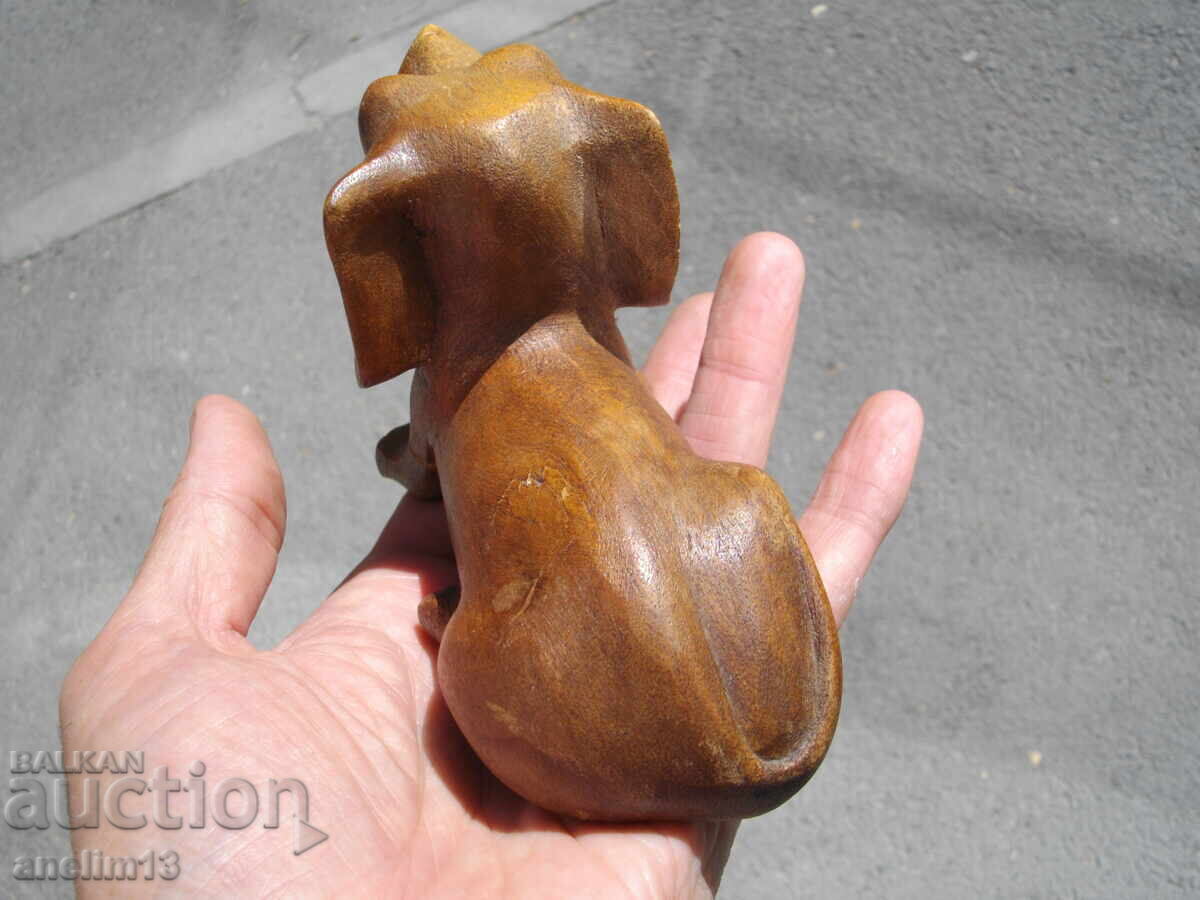 Συλλεκτικό Φιγούρα Ξυλογλυπτό Σκύλος Ντάκελ - 6