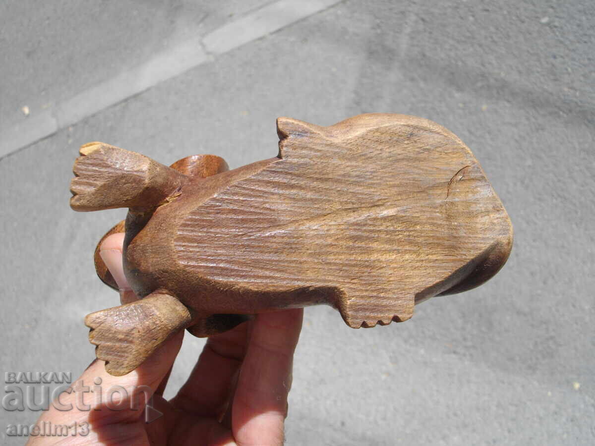 КОЛЕКЦИОНЕРСКА ФИГУРА ДЪРВОРЕЗБА КУЧЕ ДАКЕЛ - 7