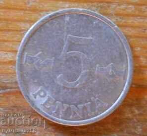 5 pence 1977 - Finlanda