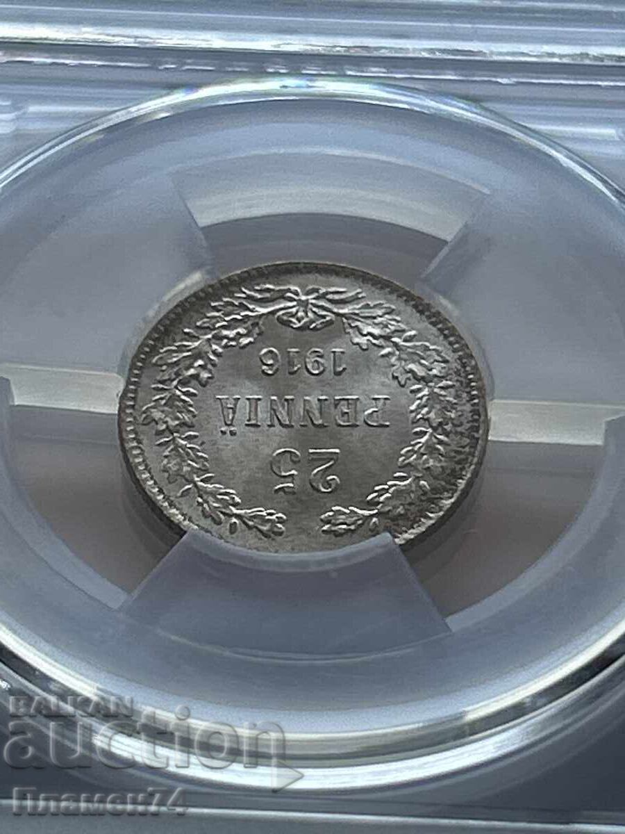Auction 25 Penni 1916 S MS66 Finland Auction 25 Penni 1916 S MS66 Finland