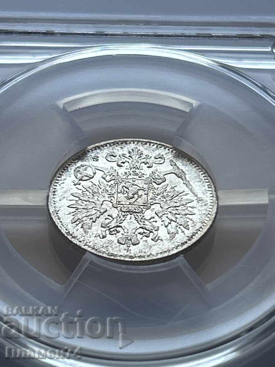 25 Penni 1916 S MS66 Finland - 6 25 Penni 1916 S MS66 Finland - 6