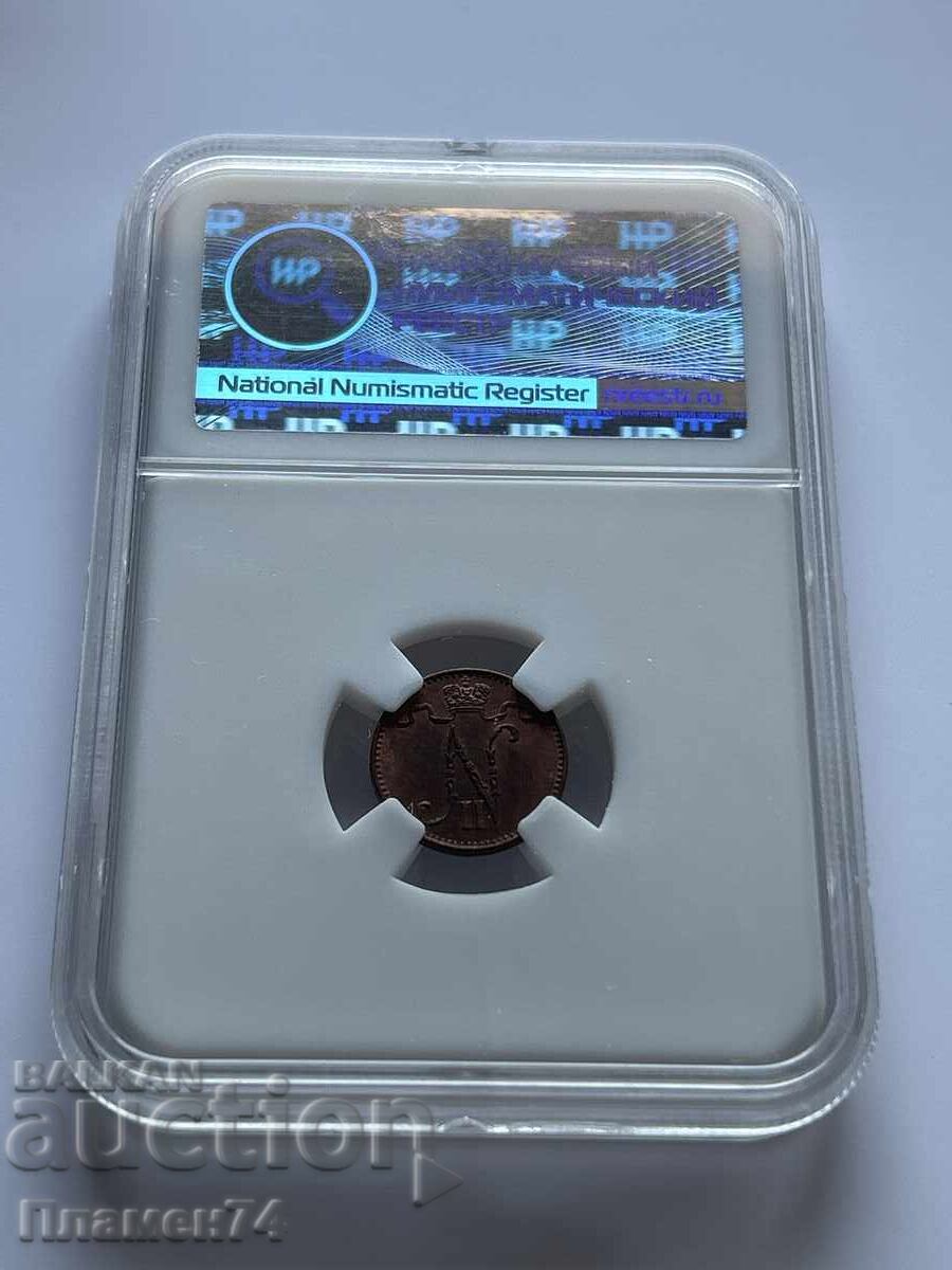 Доставка на 1 пенни 1909 MS63RB Финландия