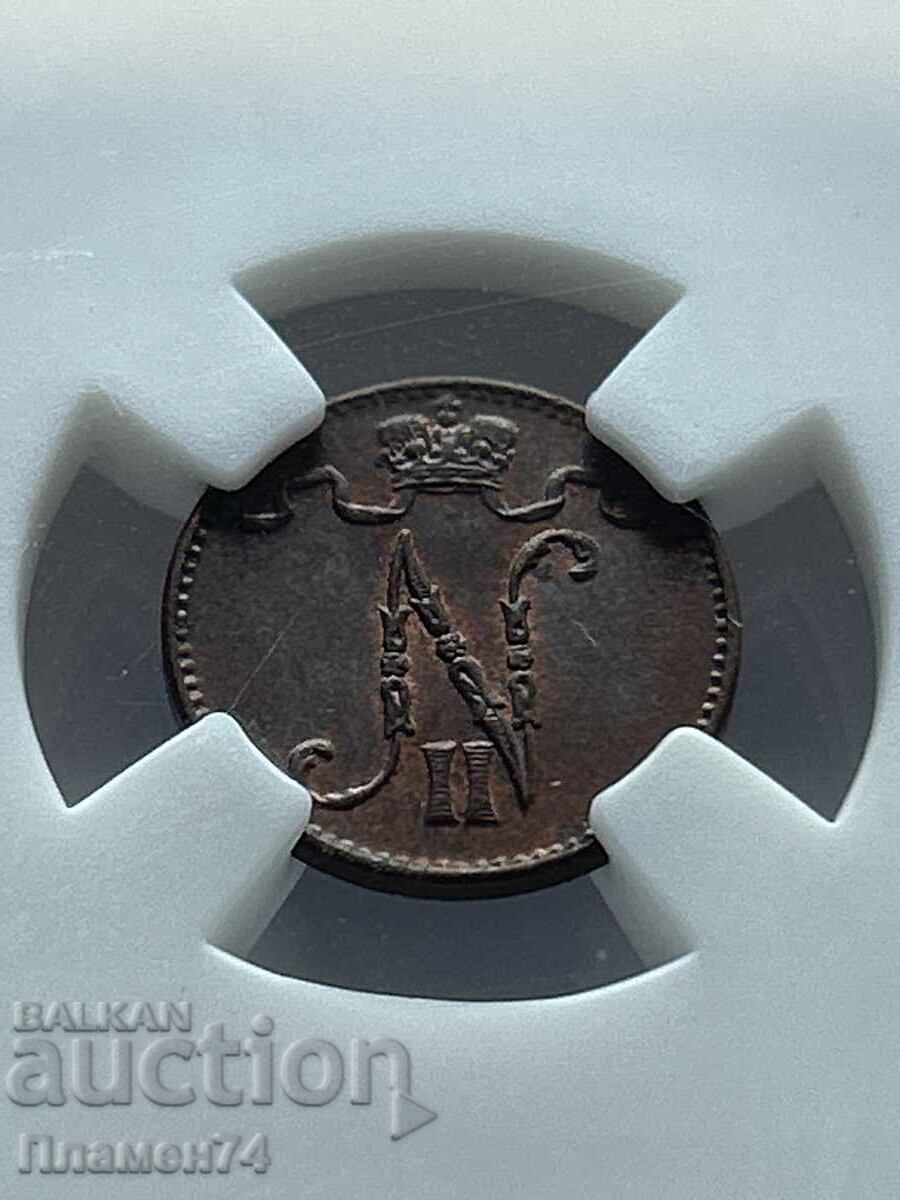 1 Penny 1913 MS63BN Finland - 5