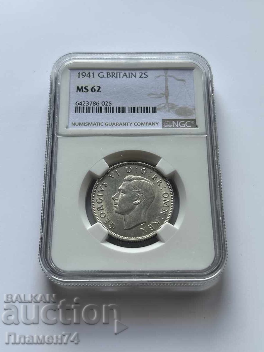 2 șilingi 1941 MS62 Marea Britanie