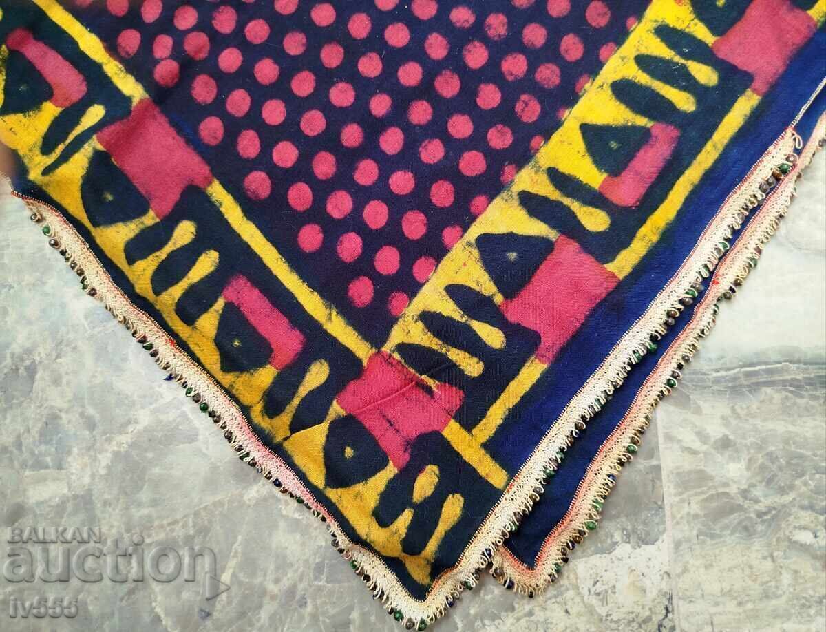 Delivery of Old Dubene Kukeri Towel, Headscarf, Pouch - Karamanliyka Delivery of Old Dubene Kukeri Towel, Headscarf, Pouch - Karamanliyka