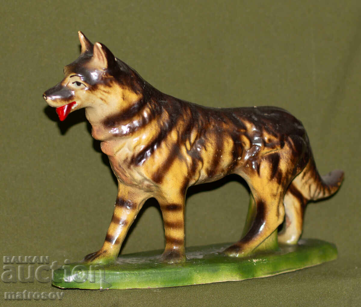 Licitație Figurină ceramică decorativă de câine