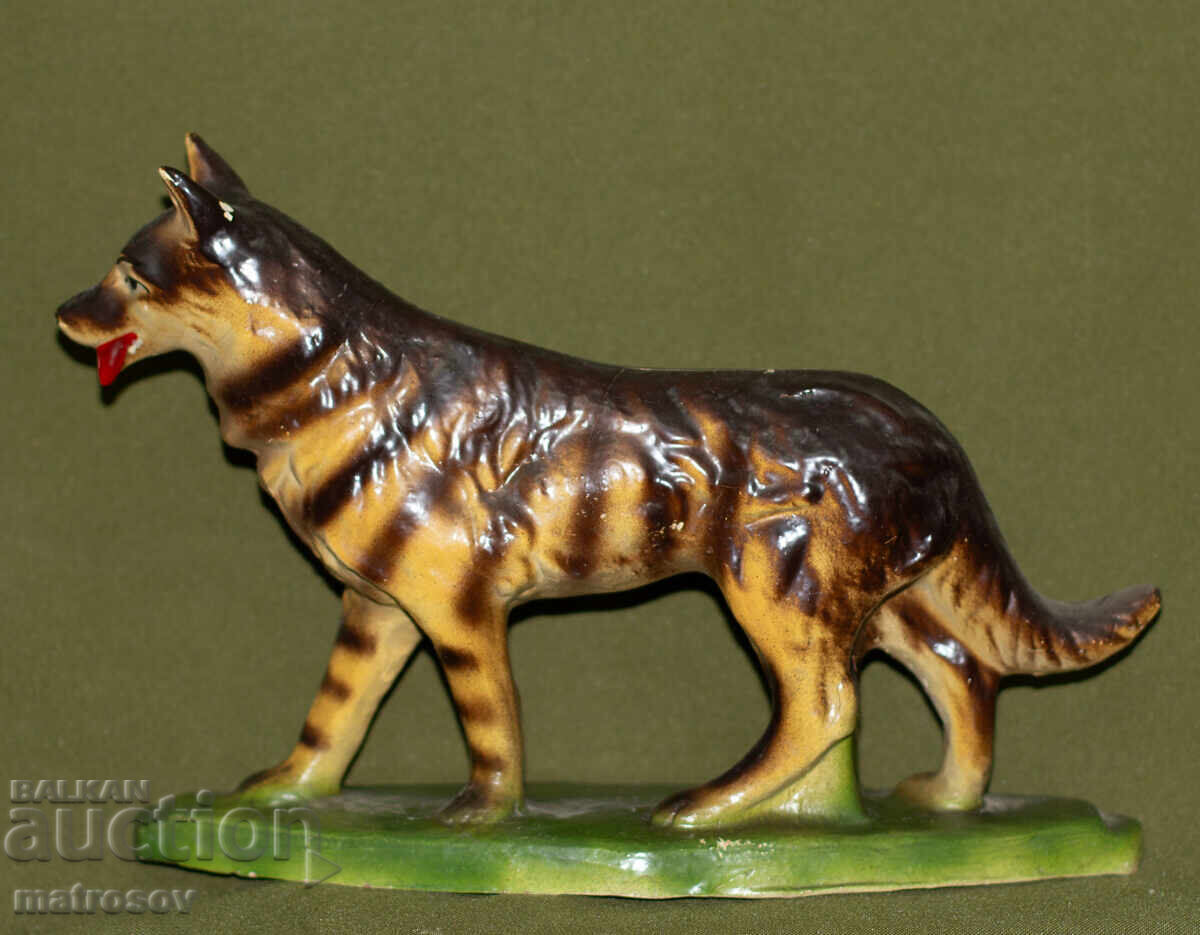 Figurină ceramică decorativă de câine