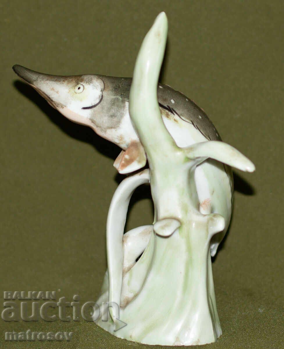 Παράδοση Διακοσμητική πορσελάνινη φιγούρα ψαριού, Royal Dux
