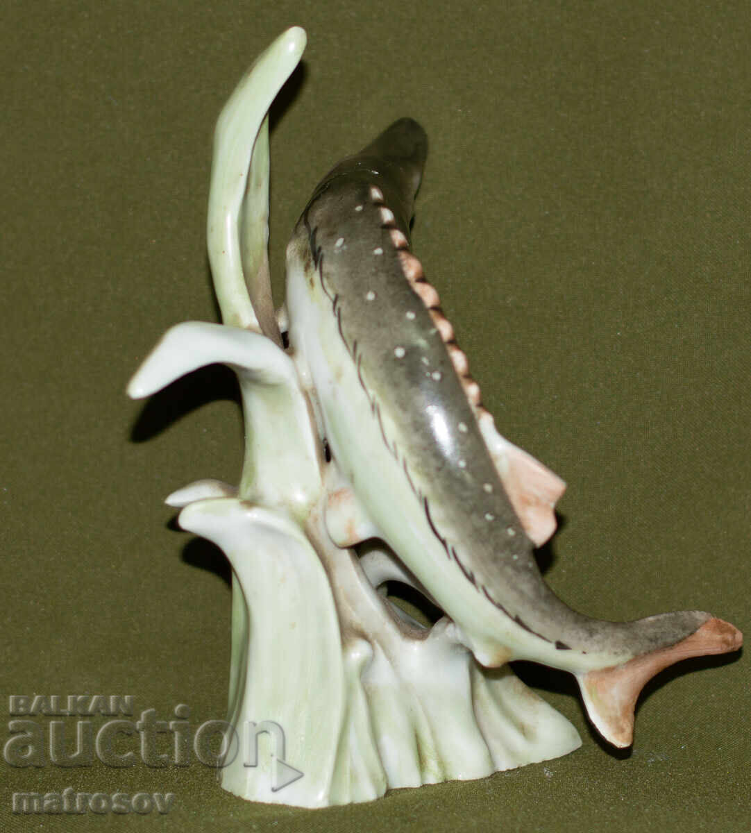 Διακοσμητική πορσελάνινη φιγούρα ψαριού, Royal Dux - 5