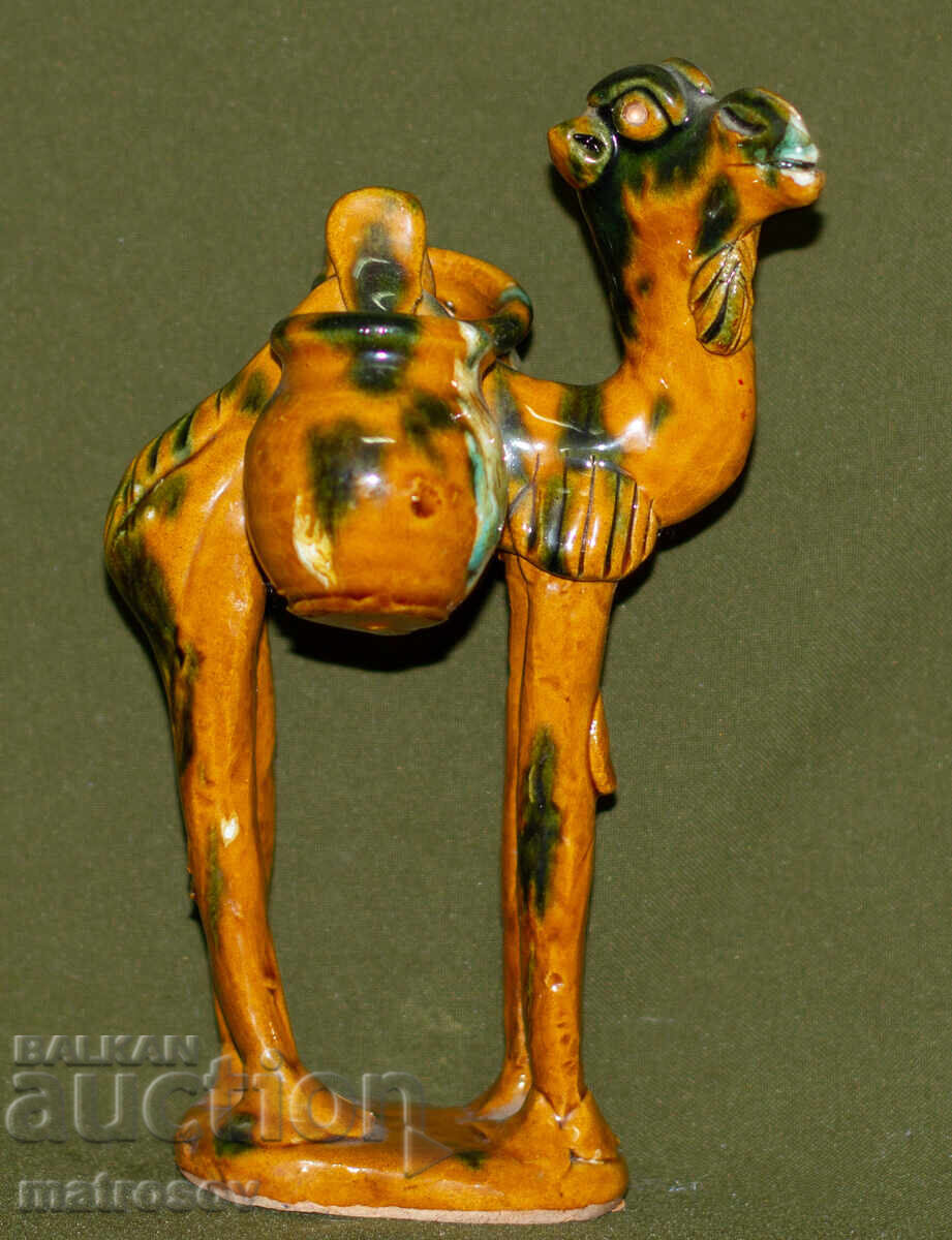 Decorative ceramic camel figurine with price 140.00 BGN | € 71.58
