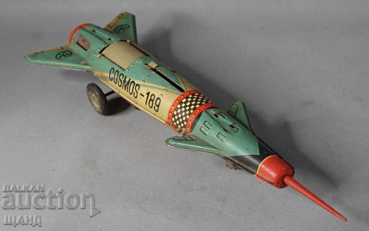 Old Romanian metal toy model space rocket with price 80.15 BGN | € 40.98 Old Romanian metal toy model space rocket with price 80.15 BGN | € 40.98