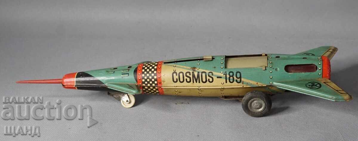 Auction Old Romanian metal toy model space rocket Auction Old Romanian metal toy model space rocket