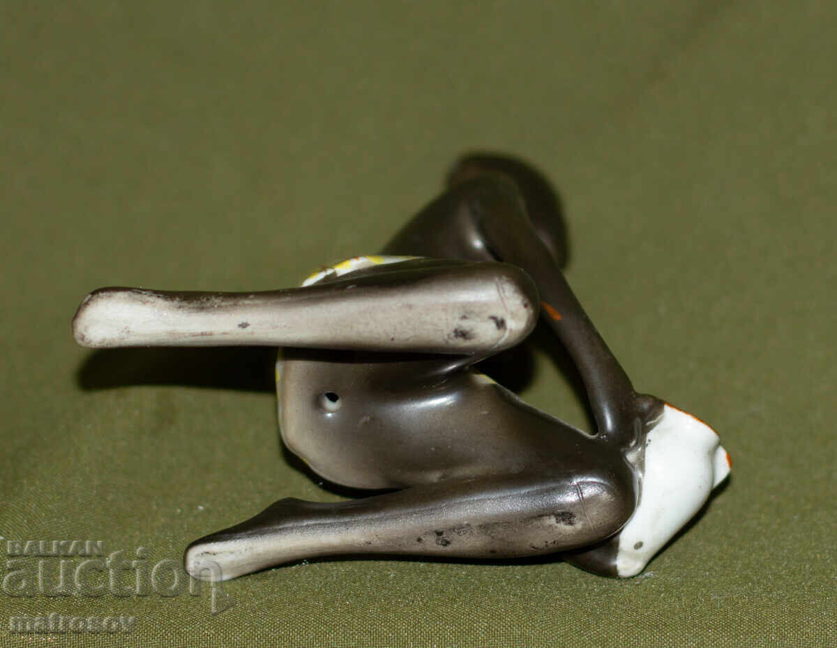 Стара българска порцеланова фигурка на жена , Изида - 6