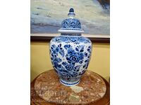 Minunată urnă bol ceramică olandeză antică